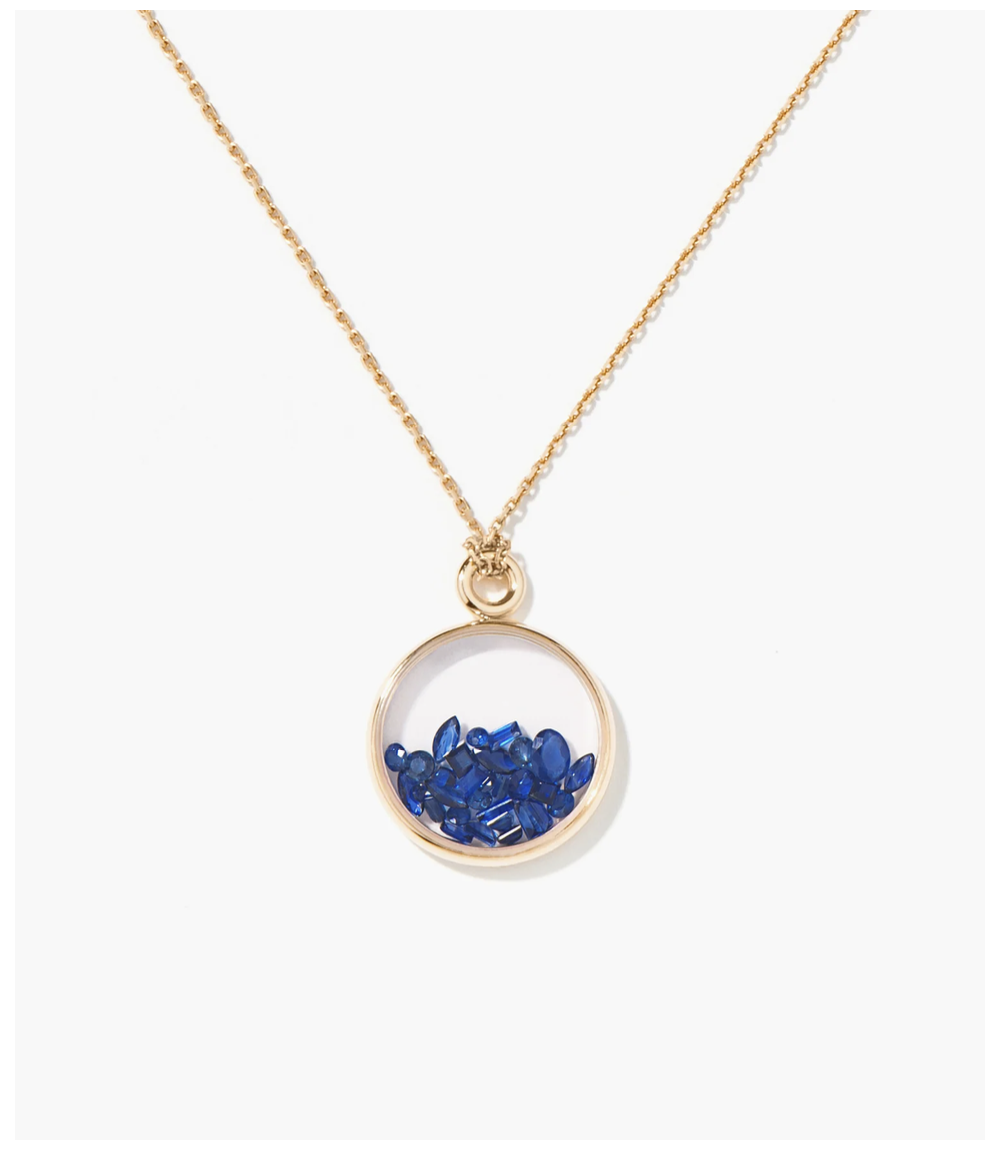 Pendentif Baby Chivor Saphirs Bleus...