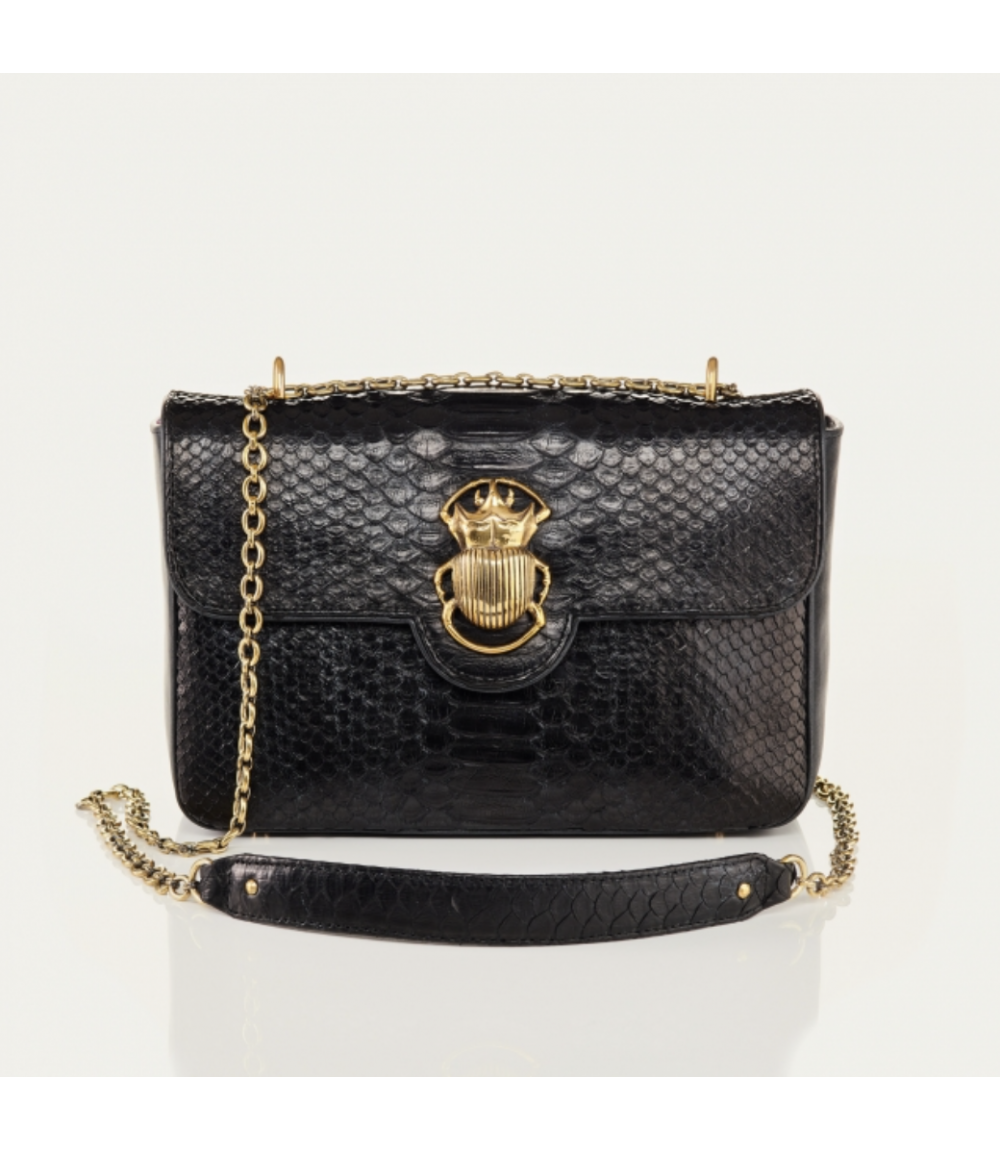 Sac Big Ava Python Noir