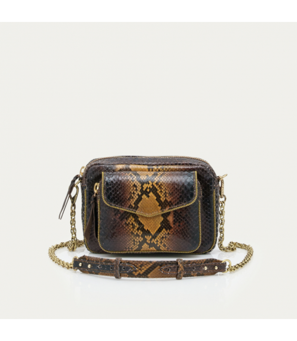 Sac Charly Python Oeil de tigre