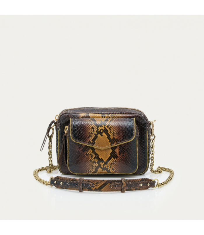 Sac Charly Python Oeil de tigre