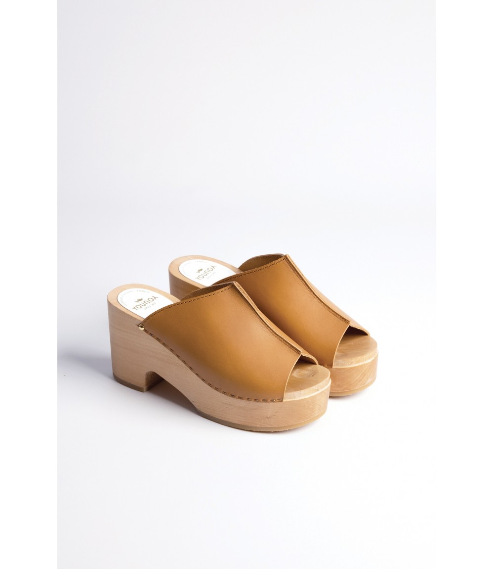 Sabot Yoko Vegetal camel