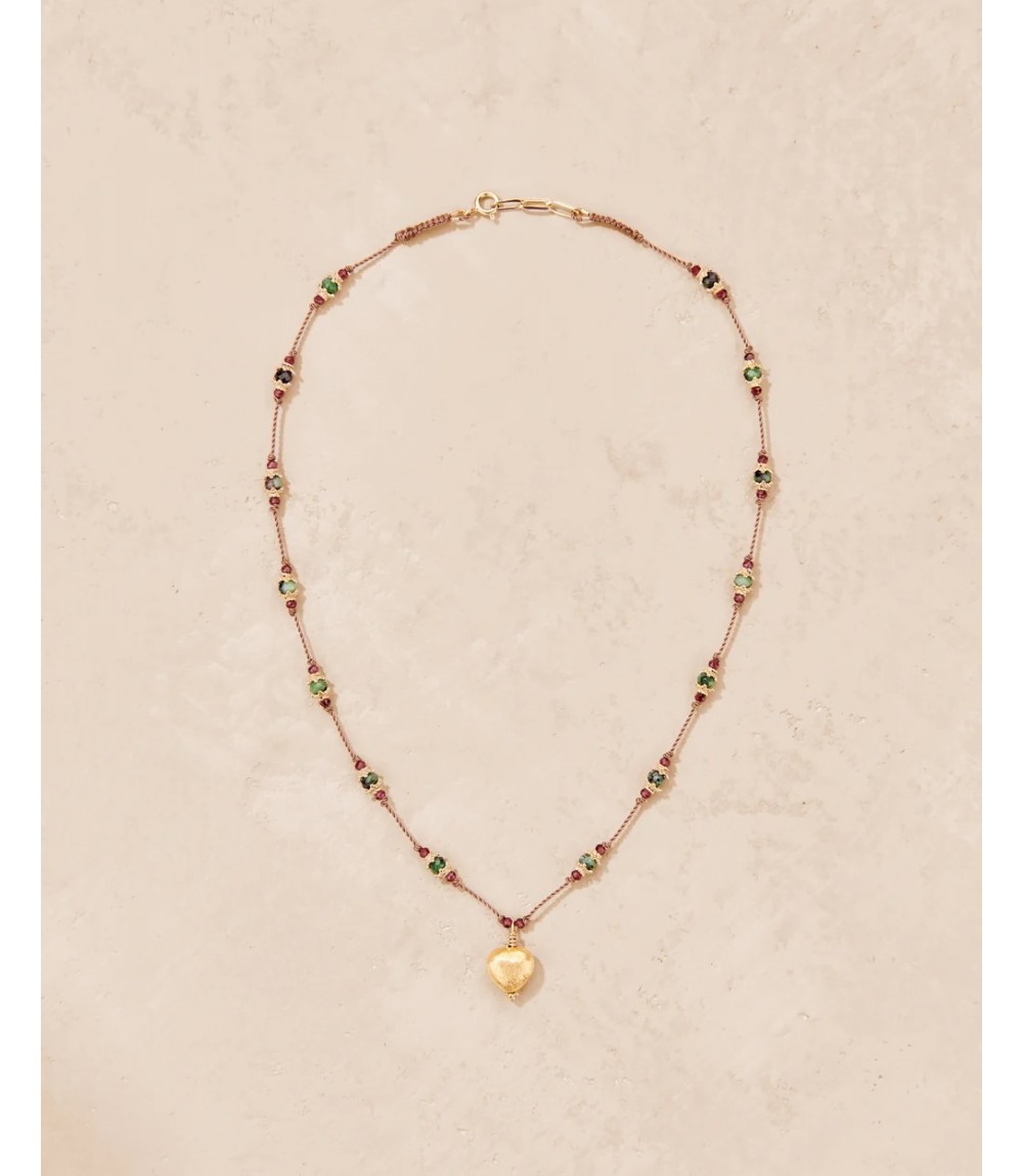 Collier Dil 1 Rubis et Zoïsites