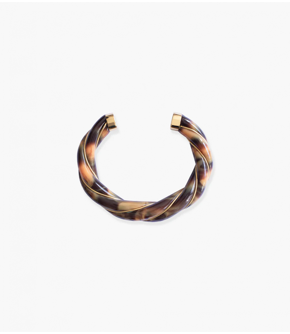 Jonc Diana Tie & Dye Oeil de Tigre - Aurélie Bidermann